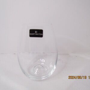 Dartington Stemless Wine Glasses Made in Britian